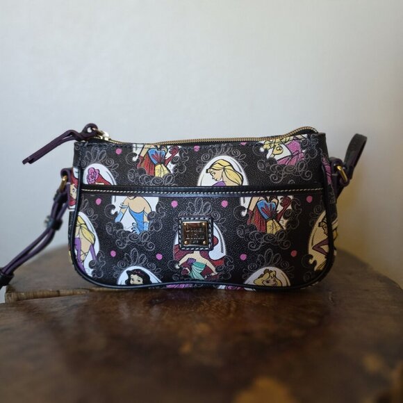 Dooney & Bourke Disney Parks Runaway Princess Crossbody Pouchette Bag Black NWOT - Picture 8 of 16